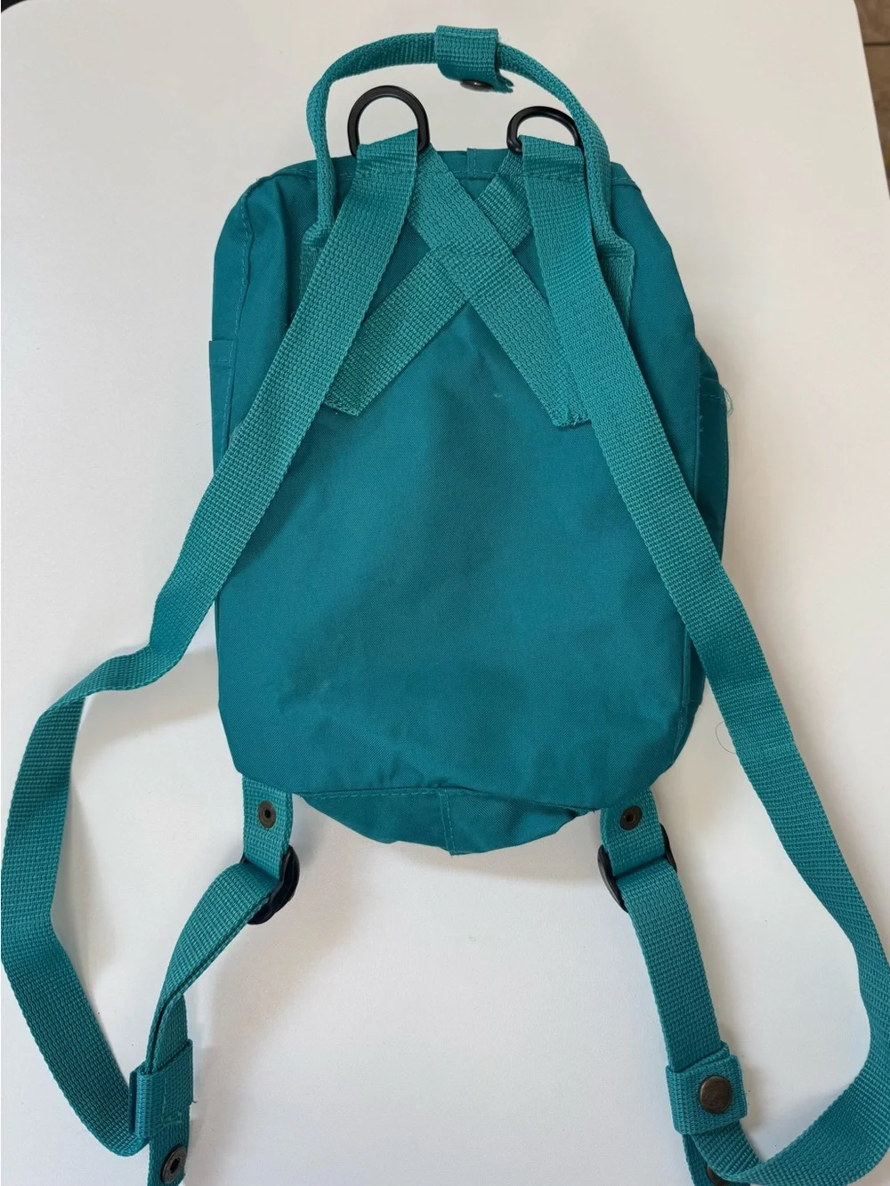 Fjallraven Kånken Mini Backpack in Teal Green